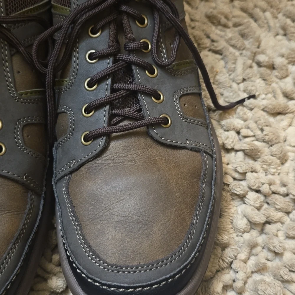 Rockport Men's Mudguard Blucher Lace‎ Up Oxford Brown Size 11 Style V82623